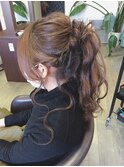 ゆるふわポニーテール