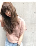 ショコラブラウン×ラフウェーブ