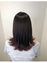 リー 京橋(Lee) 裾カラー×ピンクブラウン