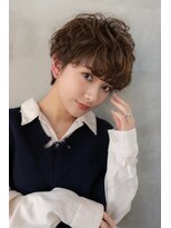 ケアリー 武蔵小杉(Carelly)&nbsp;大人かわいい前髪セシルカットココアブラウンフリンジウェーブ