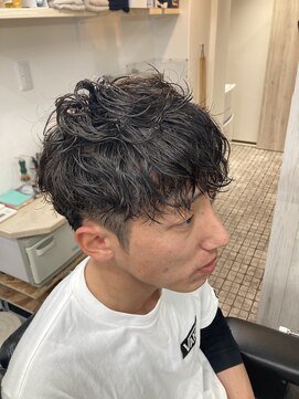 チョップカット パーマ