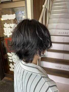 アヴァンス 天王寺店(AVANCE.) ブルーブラック×透明感