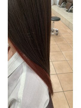 リー 甲子園(Lee) 同系色☆ピンクブラウン×ピンクインナーカラー3