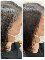 アイリス(Iris) 酸性縮毛矯正でダメージレスのストレートヘアに☆