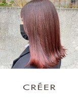 クレール 住吉店(CREER) 深みある落ち着いた【ボルドーカラー】のグラデーション