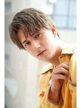 アルファ 新宿(alpha) サーフカール/ 刈り上げセンターパート/ブルーブラック[新宿駅]