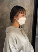 インナーカラーミニボブ