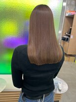 ネウィ 天王寺(newi)&nbsp;◆リンゴ幹トリートメント/ブラウンベージュ/ストレート/ツヤ髪