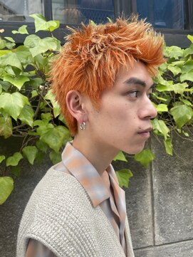 クオル 立川(QOL) ハイトーンオレンジベリーショート