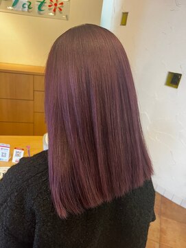 ヘアルーム フラット(HAIR ROOM flat) モーブcolor