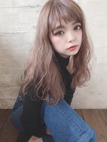 ミルクティーカラー/グレージュカラー/透け感/抜け感/era加藤