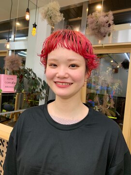 ラプト(rapt) ベリーショート×赤