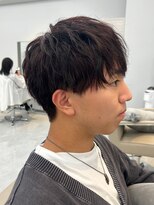 ネイロ 北千住(NeiRo)&nbsp;メンズマッシュ刈り上げ波巻きツイストスパイラルパーマ北千住