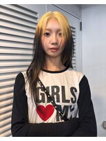 レコ 渋谷(LECO)&nbsp;ブリーチデザインハイレイヤーシャギーウルフスタイル