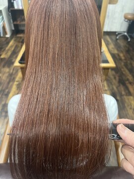 アイリーファンビリ(irie fambilly) コーラルピンク×ボヤージュカラー