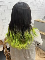 ループウエスト(LOOP WEST)&nbsp;ネオンライムグラデーション1007