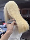 お肌に合わせたハニーブロンド