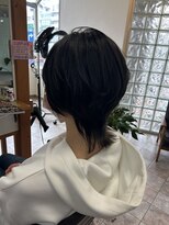 ハロヘアー(halo hair)&nbsp;黒髪ツヤ◎ウルフレイヤー