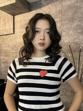 ラビス(Lovis) 黒髪カタログ/オリーブグレー/小顔ヘア/ココアベージュ