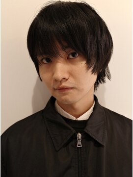 ブルートマト(BLUE TOMATO) ウルフメンズボブメンズミディアムマッシュセンターパート