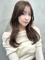ナナローネス 渋谷(nana loness)&nbsp;くびれレイヤー　まろやかベージュ　ベージュカラー　オリーブ