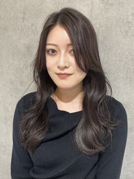 エアー 青山(AIR) 透明感カラーアッシュグレージュレイヤーカット学割