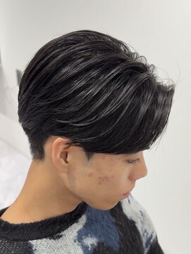 曲がる縮毛矯正専門 バイ レイズルーツ 名駅(曲がる縮毛矯正専門 by RAYS ROOTS) 名古屋メンズ曲がる縮毛矯正　センターパート