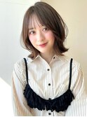 スモーキーカラー　ハッシュボブ