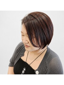 ソレイユ ホワイト(SOLEIL white) ◇透け感のショートボブ◇