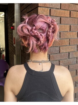 コードプラスリム(CODE+LIM) ホワイトピンク/ピンクラベンダー/ヘアセット/ヘアアレンジ