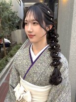 ケファ(Kepa)&nbsp;編み下ろし/袴ヘア/卒業式ヘアセット