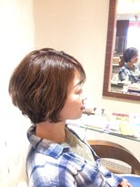 シュリンプ エス 石川橋店(SHRIMP es)&nbsp;ふんわりショートボブ