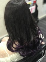 ミミック (mimic)&nbsp;毛先パープル　テールカラー♪