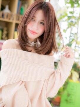 カバーヘア ブリス 上尾西口店(COVER HAIR bliss) *bliss上尾*センターパートが大人かわいい☆小顔ワンカールa