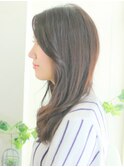 ナチュラルストレートヘアー
