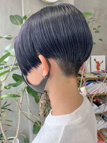 テトヘアー(teto hair) ハンサムショート、マニッシュショート、ラベンダーグレー
