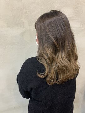 ペスカ 長町南店(pesca) サンドベージュ×ゆるグラデ