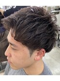 アップバングショート