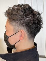 フィーリー ヘア デザイン 太田店(feAry)&nbsp;ムービングパーマ×トラッド【ナチュラルフェード】