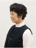 【えがお美容室】50代に60代に人気☆似合わせカールショート