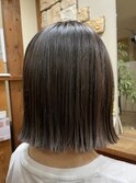切りっぱなしボブ