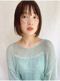 似合わせカット/ボブ/赤み消し/ピスタチオ/心斎橋&難波&なんば