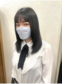 20代30代40代　大人かわいい暗髪　レイヤーカット