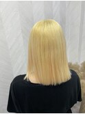 抜きっぱなしブロンドヘア