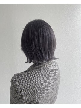 ゴットフロー(GOTTO FLOW) アイスグレージュ/ショートボブ/切りっぱなしショート