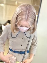 ディア(.eer)&nbsp;暖色系ハイトーンカラー が人気☆ミルクティーベージュ/心斎橋