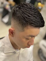 フランクスバーバーリザーブ 人形町店(FRANK’S BARBER RESERVE) 濡れパンハイスキンフェードクロップS