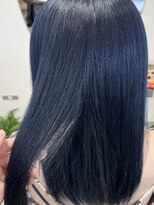 ミュール(mule)&nbsp;ネイビーブラック/ブリーチ無しダブルケアカラー