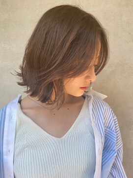 メゾンドイギー(MAISON de IGGY) くびレイヤー/エモージュ/デザインカラー/グレーベージュ