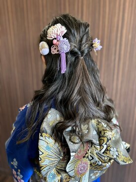 エフプロモーションフローラ(FLORA) はたちの集いヘアセット